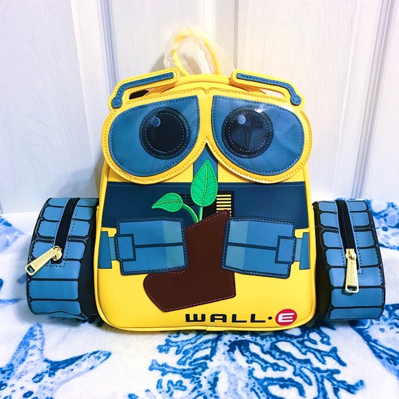 NWT 🌱 Loungefly Wall-E Plant Boot Backpack